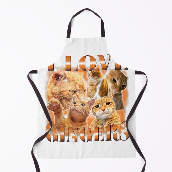 Item preview, I-Love-Gingers-Funny-Orange-Cat-Cat-Meme-Kitty-Cat-Lovers-T-Shirt designed and sold by gidget-gadget.