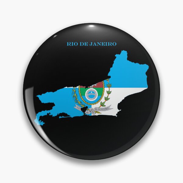 Item preview, Rio de Janeiro Map Flag Silhouette Brazil State Travel Pride Gift designed and sold by NTGUILTY.
