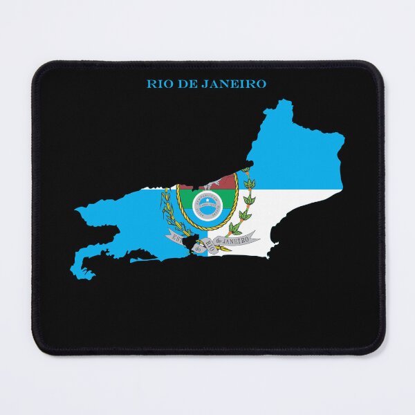 Item preview, Rio de Janeiro Map Flag Silhouette Brazil State Travel Pride Gift designed and sold by NTGUILTY.