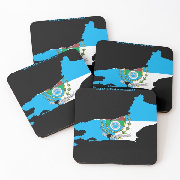 Item preview, Rio de Janeiro Map Flag Silhouette Brazil State Travel Pride Gift designed and sold by NTGUILTY.