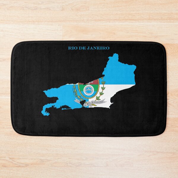 Item preview, Rio de Janeiro Map Flag Silhouette Brazil State Travel Pride Gift designed and sold by NTGUILTY.