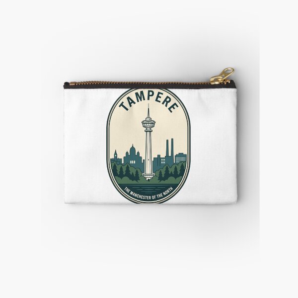 Item preview, Tampere Finland Retro Manchester Of The North Skyline designed and sold by k3rstman1.
