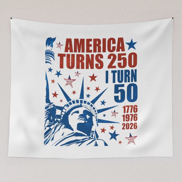 Item preview, america turns 250 I turn 50 1976 50th birthday designed and sold by BlightedArt.