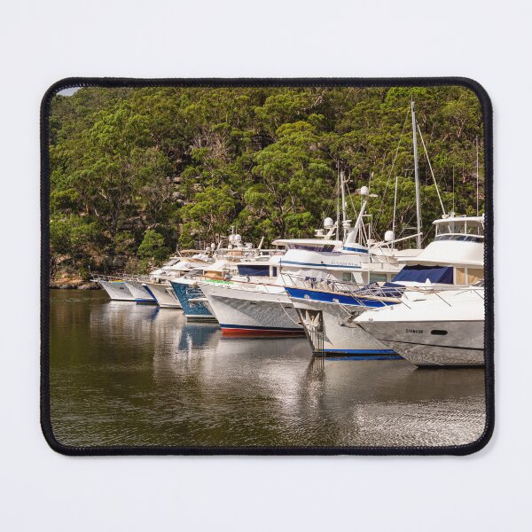 Item preview, Empire Marina, Bobbin Head | Luxury Yachts, Cowan Creek, Ku-ring-gai Chase National Park, Sydney Art designed and sold by Ross.A.Campbell.