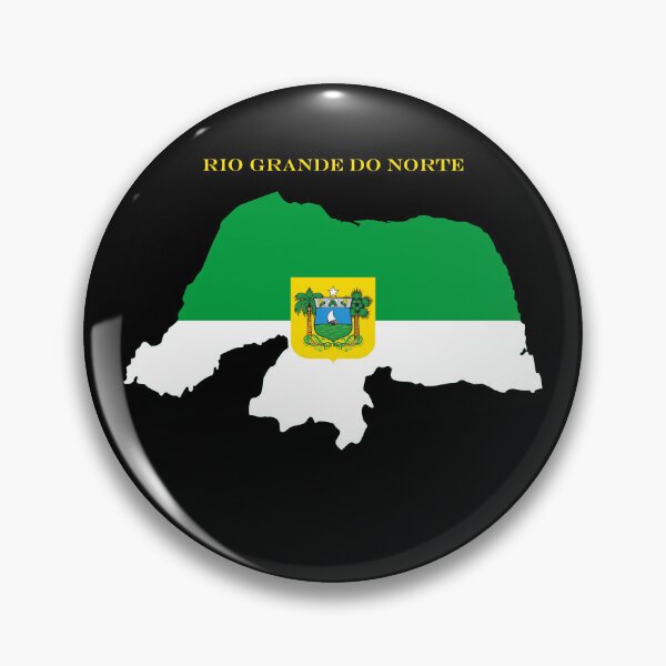 Item preview, Rio Grande do Norte Map Flag Silhouette Brazil State Travel Pride Gift designed and sold by NTGUILTY.
