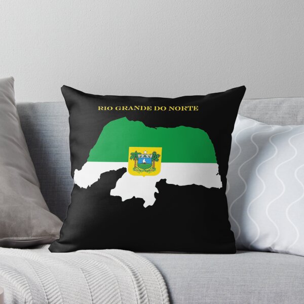 Item preview, Rio Grande do Norte Map Flag Silhouette Brazil State Travel Pride Gift designed and sold by NTGUILTY.
