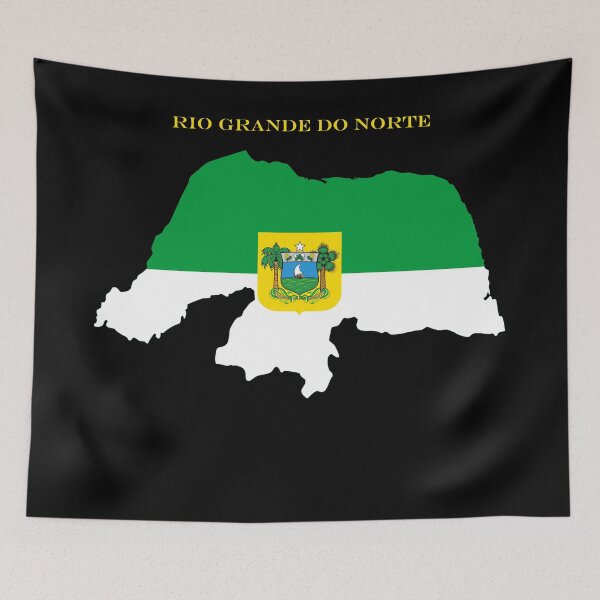 Item preview, Rio Grande do Norte Map Flag Silhouette Brazil State Travel Pride Gift designed and sold by NTGUILTY.