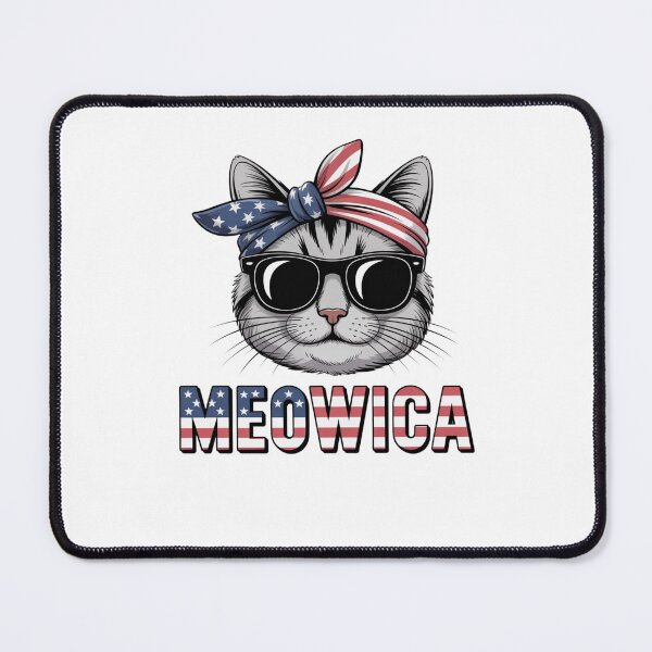 Item preview, 4th of July Cat Meowica USA Bandana Patriot designed and sold by TyraYoung.