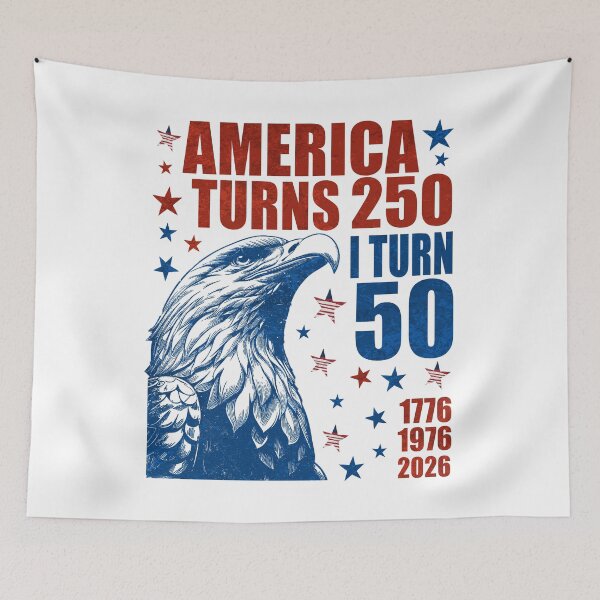 Item preview, america turns 250 I turn 50 1976 50th birthday designed and sold by BlightedArt.