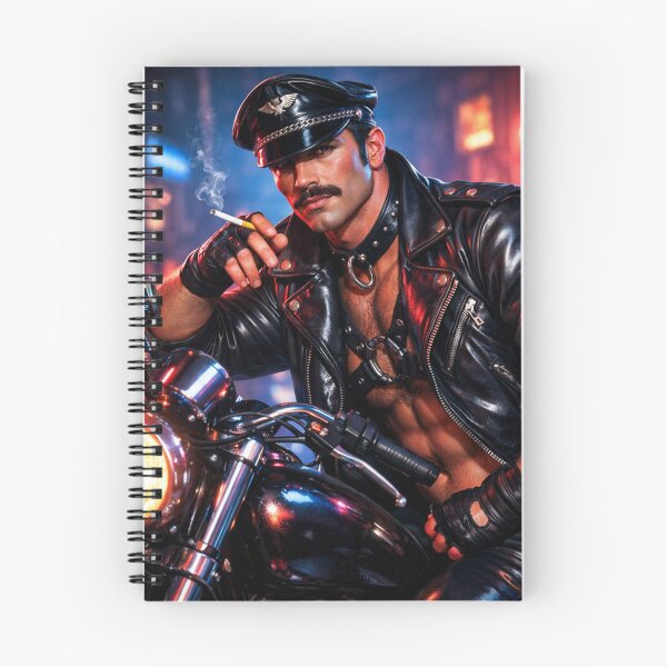 Item preview, Gay Leather Daddy Biker Steel Rider Leder Pride Graphic Design designed and sold by ItsAKinkThing.