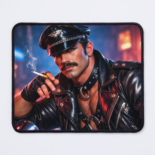 Item preview, Gay Leather Daddy Biker Steel Rider Leder Pride Graphic Design designed and sold by ItsAKinkThing.