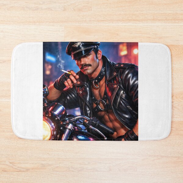 Item preview, Gay Leather Daddy Biker Steel Rider Leder Pride Graphic Design designed and sold by ItsAKinkThing.