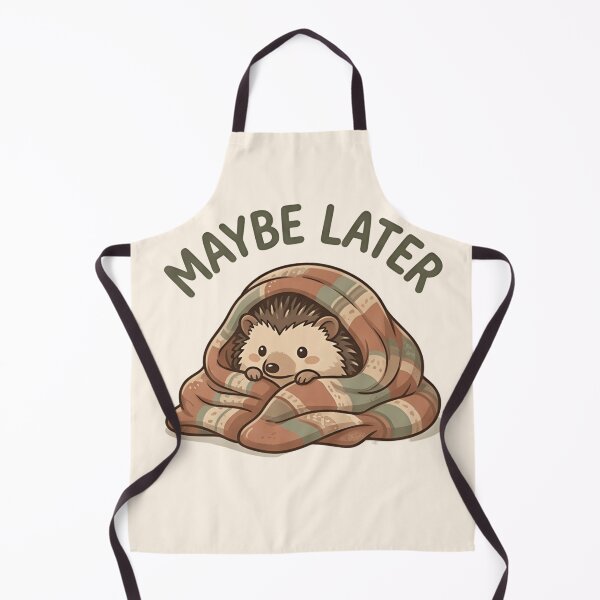 Item preview, Cute Maybe Later Hedgehog Sticker - Funny Procrastination T-Shirt, Cozy Blanket Hedgehog designed and sold by ZyxDes.