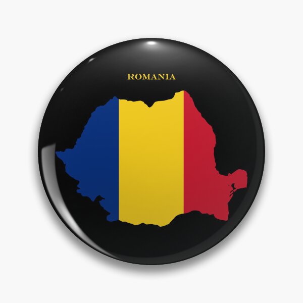 Item preview, Romania Map Flag Silhouette Europe Balkan Travel Pride Gift designed and sold by NTGUILTY.