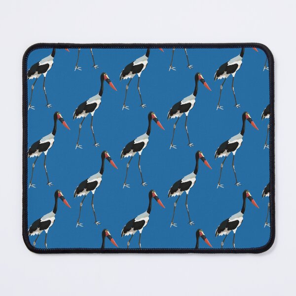 Item preview, Saddle Billed Stork African Bird Illustration designed and sold by PrettylittlepastelUk.