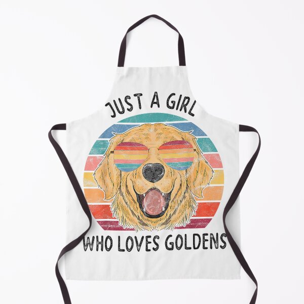 Item preview, Girl-Who-Loves-Golden-Retrievers-Dogs-T-Shirt designed and sold by SubStudio97.