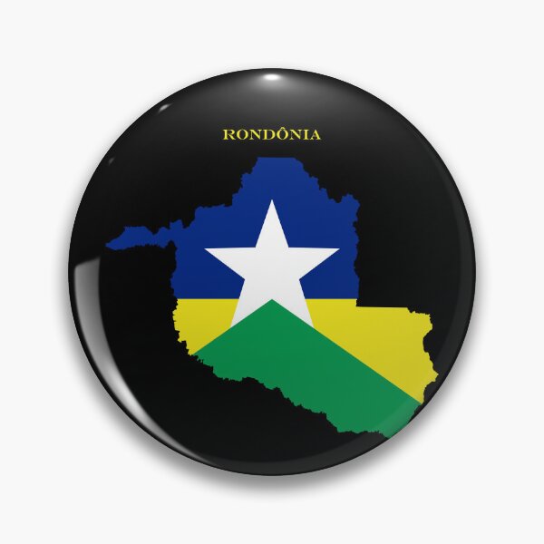 Item preview, Rondonia Map Flag Silhouette Brazil State Travel Pride Gift designed and sold by NTGUILTY.
