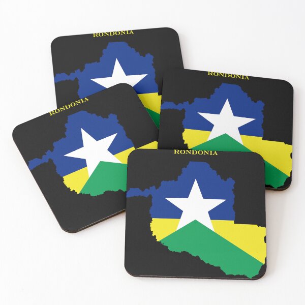 Item preview, Rondonia Map Flag Silhouette Brazil State Travel Pride Gift designed and sold by NTGUILTY.
