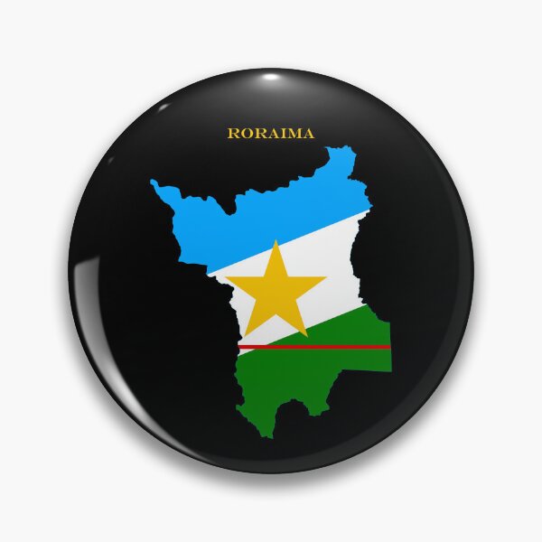 Item preview, Roraima Map Flag Silhouette Brazil State Travel Pride Gift designed and sold by NTGUILTY.
