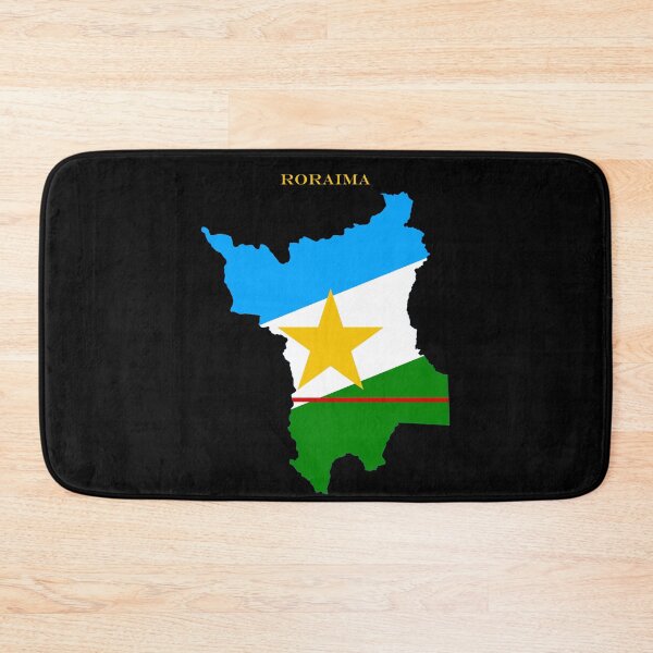 Item preview, Roraima Map Flag Silhouette Brazil State Travel Pride Gift designed and sold by NTGUILTY.