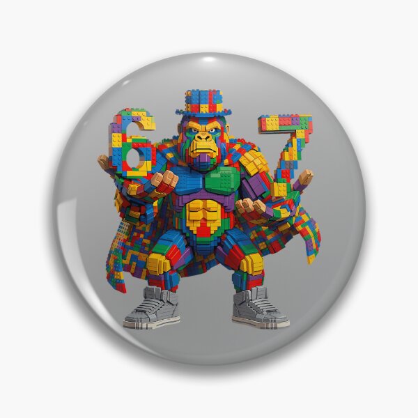Item preview, Bigfoot Sasquatch 6 7 Master Builder Block Building Brick designed and sold by GreggRoss.