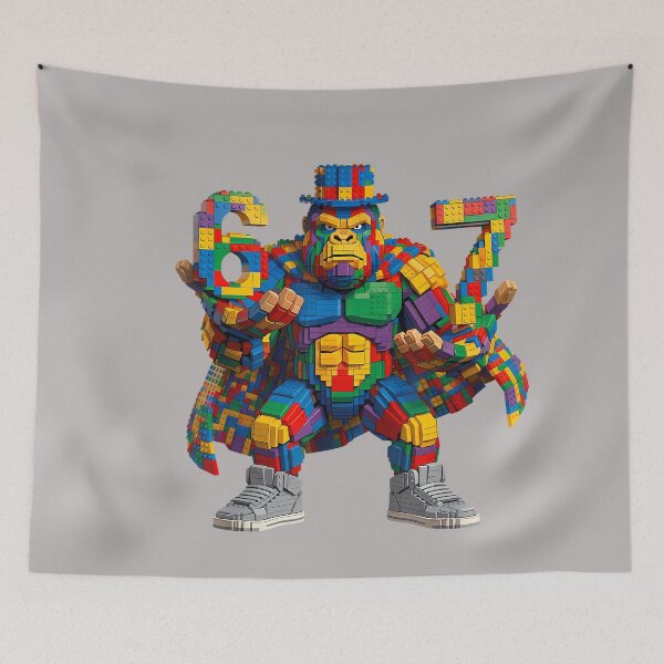 Item preview, Bigfoot Sasquatch 6 7 Master Builder Block Building Brick designed and sold by GreggRoss.