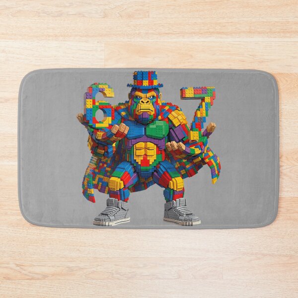 Item preview, Bigfoot Sasquatch 6 7 Master Builder Block Building Brick designed and sold by GreggRoss.