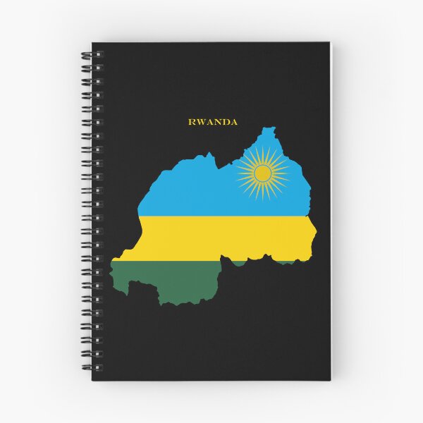 Item preview, Rwanda Map Flag Silhouette East Africa Travel Pride Gift designed and sold by NTGUILTY.