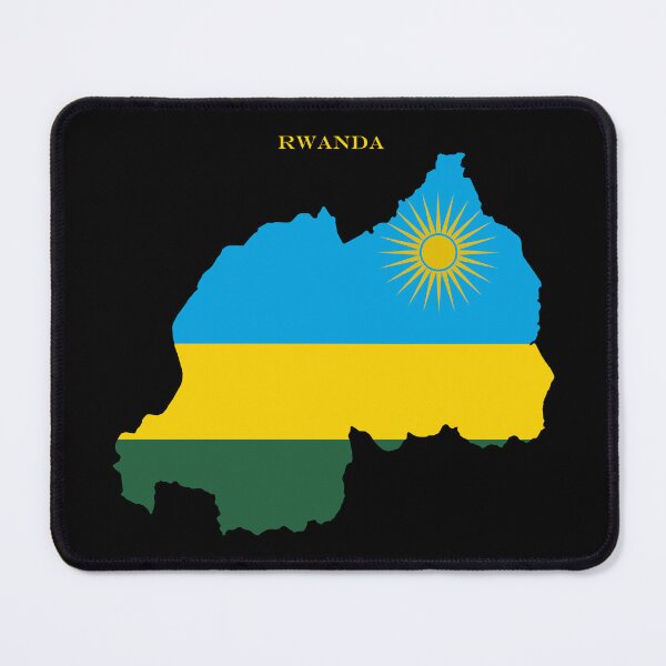 Item preview, Rwanda Map Flag Silhouette East Africa Travel Pride Gift designed and sold by NTGUILTY.