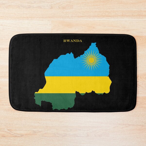 Item preview, Rwanda Map Flag Silhouette East Africa Travel Pride Gift designed and sold by NTGUILTY.