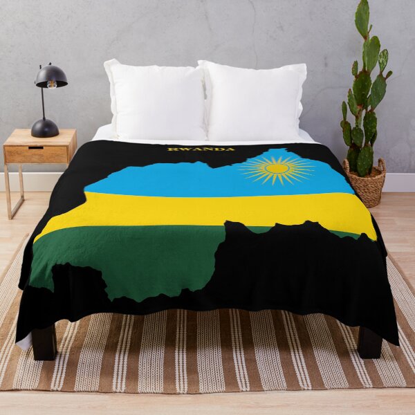 Item preview, Rwanda Map Flag Silhouette East Africa Travel Pride Gift designed and sold by NTGUILTY.