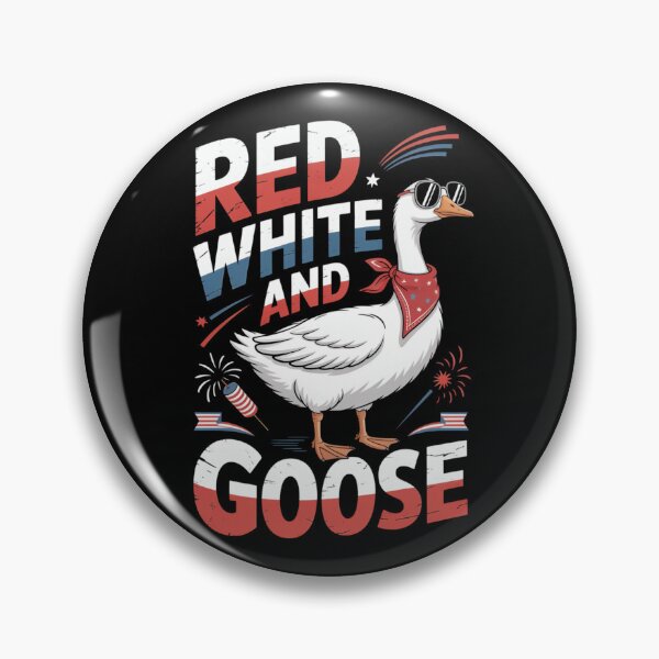 Item preview, Red White And Goose Patriotic American USA designed and sold by SuperAndSocial.