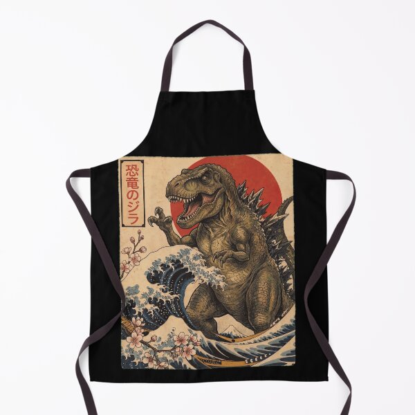 Artikelvorschau, T-Rex Dinosaurzilla Japanische Wellenkunst Tier T-Rex Dinosaurier-Liebhaber entworfen und verkauft von TerryConnells.