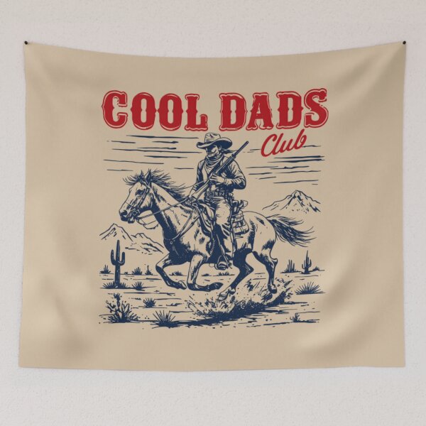 Item preview, Western Cowboy Dad Club Retro Classic T-Shirt designed and sold by CareerKitties.