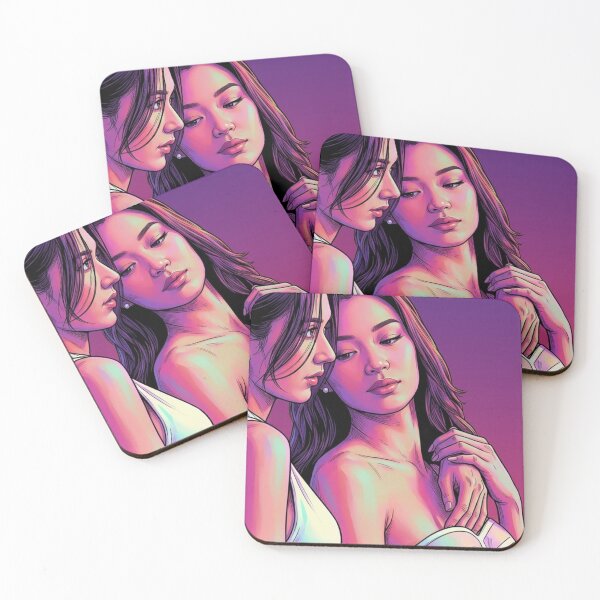 Item preview,  The Way She Looks At Me Thai GL Tv Series Lgbtq+ WLW Decor Poster Print Art Comic designed and sold by Mind Space.