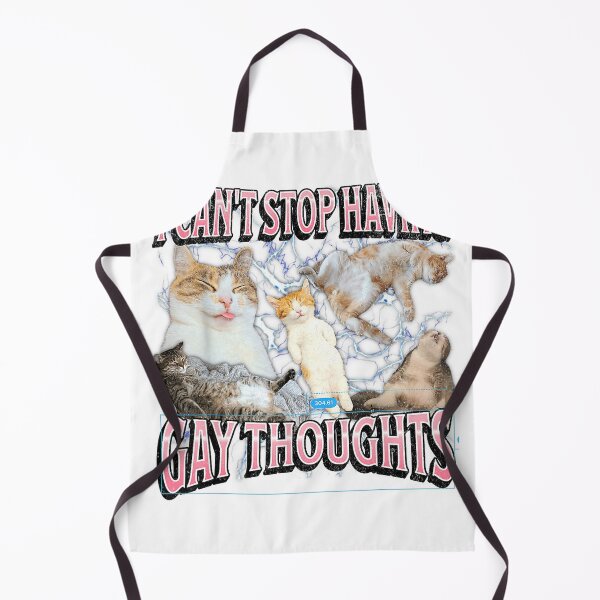 Item preview, I-Can't-Stop-Having-Gay-Thoughts-Funny-Cat-Meme-Bootleg-T-Shirt designed and sold by SubStudio97.