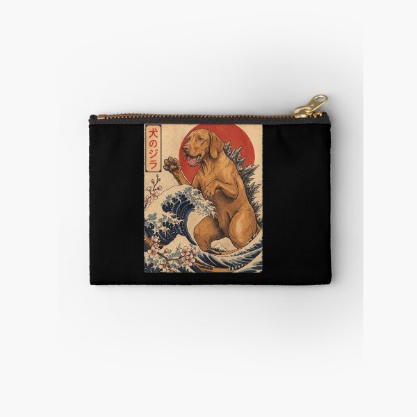 Item preview, Vizsla Dogzilla Japanese Wave Art Dog Owner designed and sold by TerryConnells.