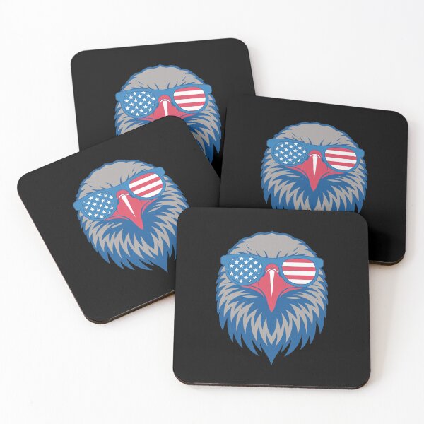 Item preview, 4th Of July Eagle Face USA Sunglasses Patriot designed and sold by TyraYoung.