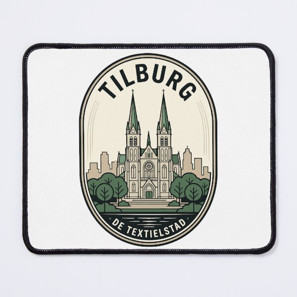 Item preview, Vintage Tilburg Netherlands De Textielstad Travel Emblem designed and sold by k3rstman1.