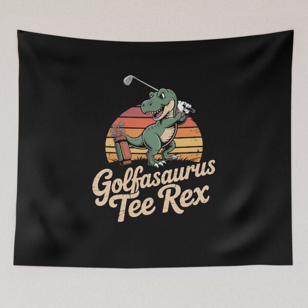 Item preview, Golfasaurus Tee Rex Funny Dinosaur Golfer designed and sold by SuperAndSocial.