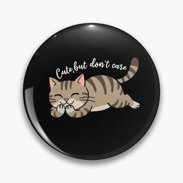 Item preview, Cute Cat Don't Care Expression designed and sold by Senthamizh.