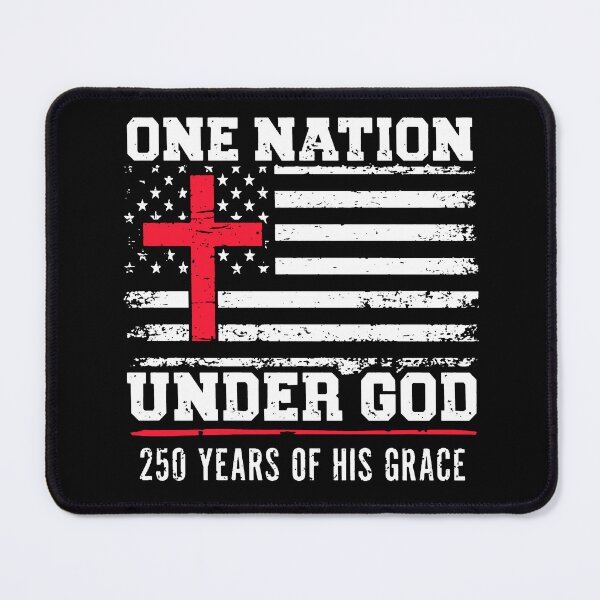 Item preview, 250th Anniversary Christian T-Shirt One Nation Under God Shirt 250 Years USA designed and sold by RamneekFraty.