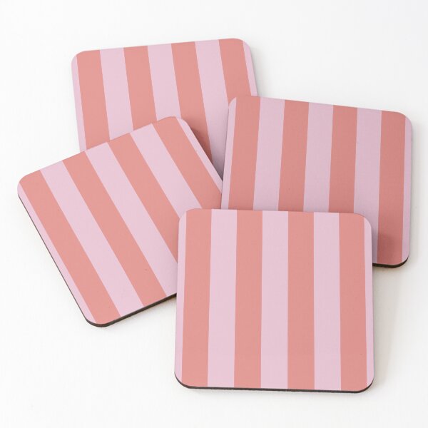 Item preview, perfectly even pink and red stripes  designed and sold by Chelsea Jay.