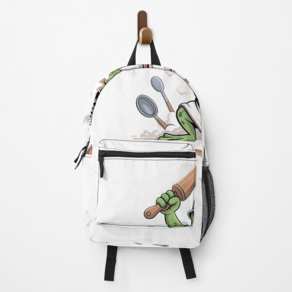 Item preview, We Bake At Dawn Funny Frog Baker Chef Pun designed and sold by SuperAndSocial.