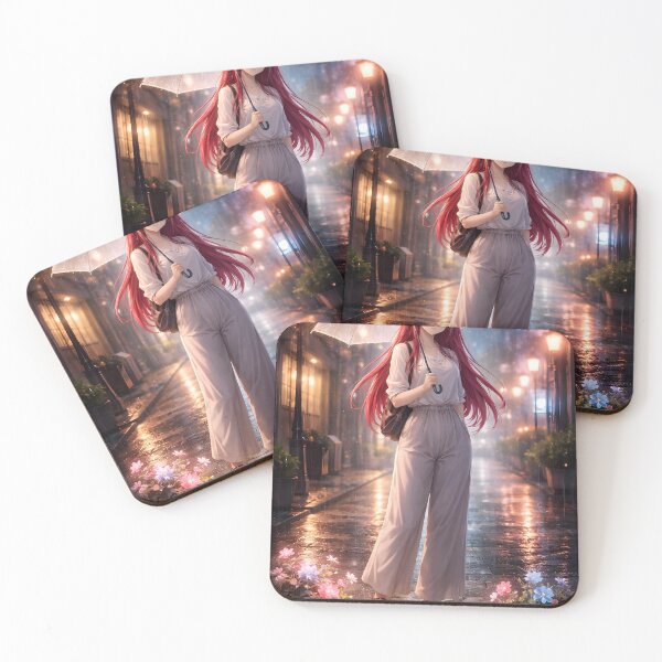 Item preview, Aka in the Rain designed and sold by sigmaartstudio.