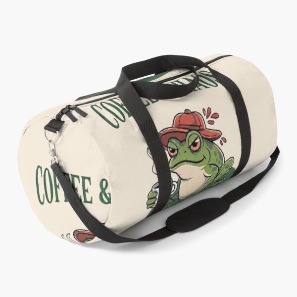 Item preview, Funny Coffee and Chaos Frog Sticker - Cute Grumpy Frog T-Shirt designed and sold by ZyxDes.