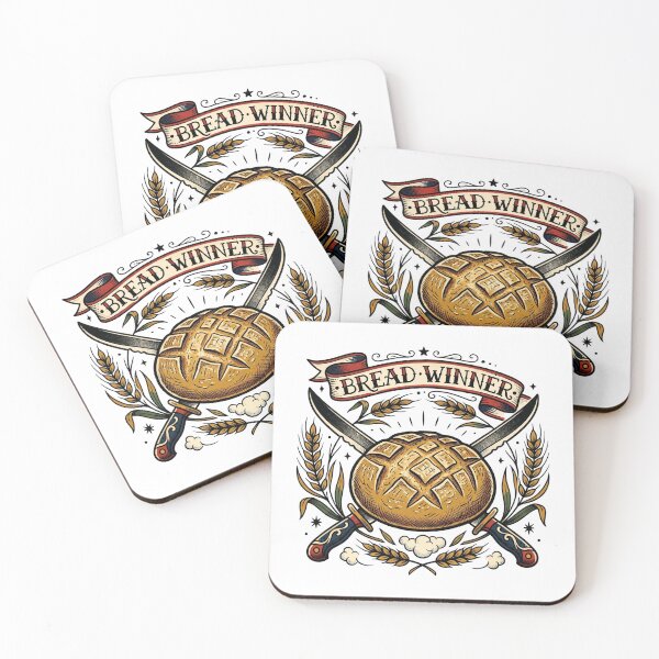 Item preview,  Bread Winner Sourdough Tattoo Flash Funny Baker Vintage American Tee designed and sold by afarkar.