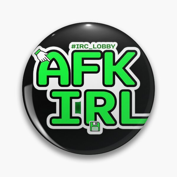Item preview, AFK IRL Retro Chat Gamer designed and sold by Oommen Studio .