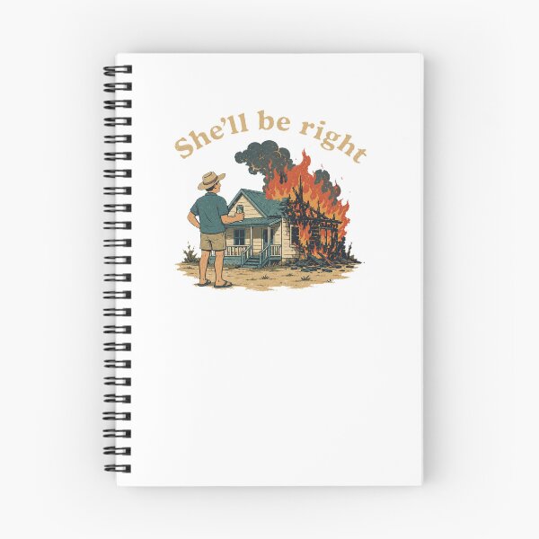 Item preview, She Will Be Right Aussie Positive Thinking Humour designed and sold by Yellowriversss.