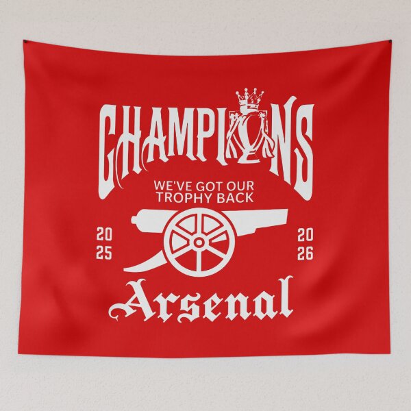 Item preview, Arsenal - Arsenal Final 2026, Budapest Champions League, North London Football, Arsenal Premier League Champions, Gunners, Mikel Arteta, Arsenal Champions League Final 2026 designed and sold by linia-by-cinta.